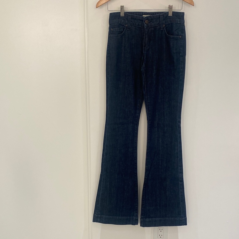 NWOT David Kahn ‘Janis’ Bell Bottom Jeans Dark Wash Size 26